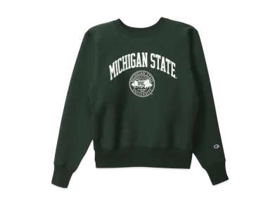 Champion Reverse Weave Crew Neck Sweatshirt 24FW "Moss Green"