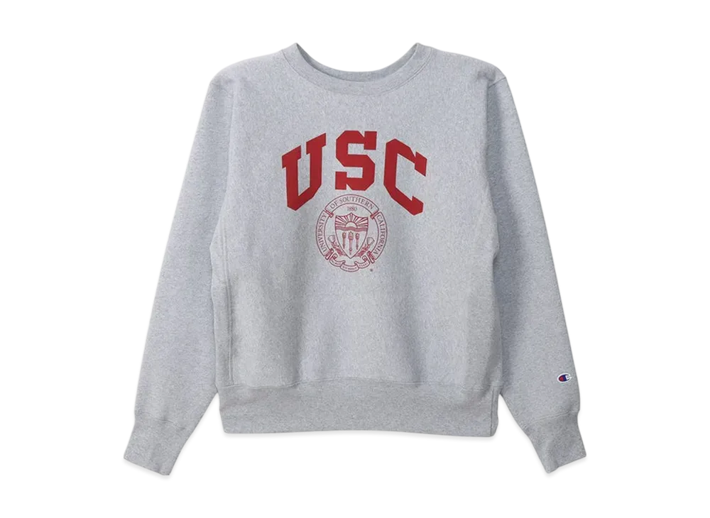 Champion Reverse Weave Crew Neck Sweatshirt 24FW "Oxford Gray"