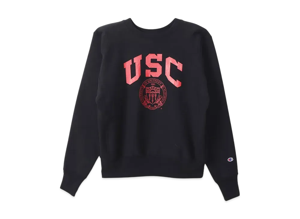 Champion Reverse Weave Crew Neck Sweatshirt 24FW "Black"