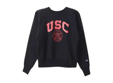 Champion Reverse Weave Crew Neck Sweatshirt 24FW "Black"