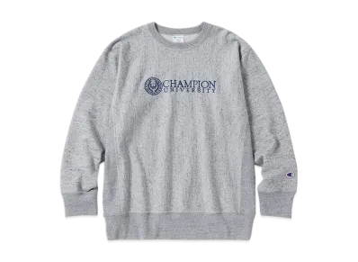Champion Reverse Weave Crew Neck Sweatshirt 24FW "Oxford Gray"
