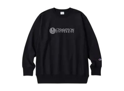 Champion Reverse Weave Crew Neck Sweatshirt 24FW "Black"