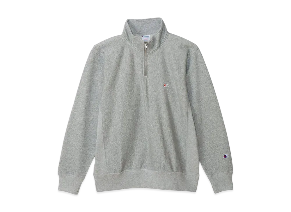 Champion Reverse Weave Half Zip Sweatshirt 25SS "Oxford Gray"