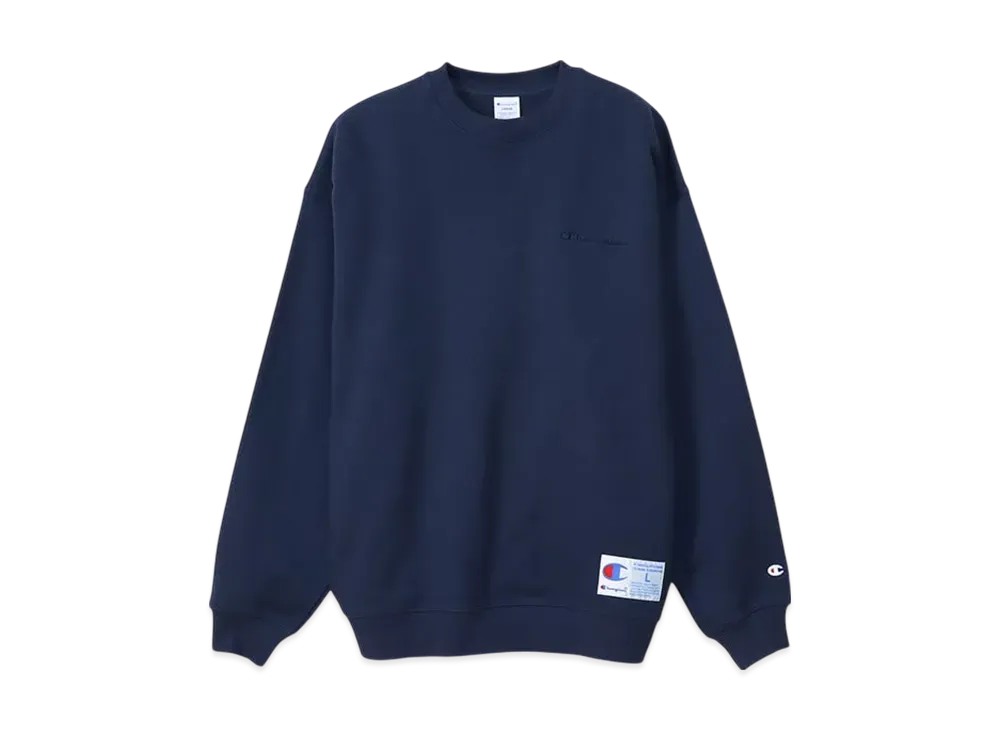 Champion Crew Neck Sweatshirt 25SS "Navy"