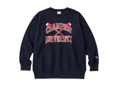 Champion Reverse Weave Crew Neck Sweatshirt 24FW "Navy"