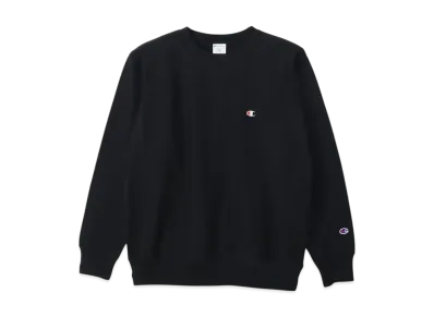 Champion Reverse Weave Crew Neck Sweatshirt 25SS "Midnight Black"