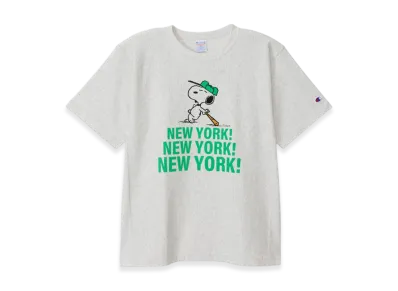 Champion x PEANUTS Reverse Weave Short Sleeve T-Shirt 25SS "Oatmeal"