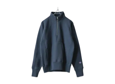 Champion Reverse Weave Half Zip Sweatshirt "Dark Navy"