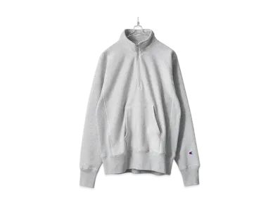 Champion Reverse Weave Half Zip Sweatshirt "Silver Gray"