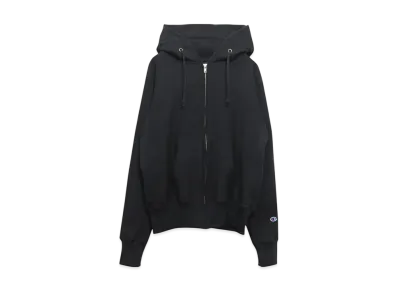 Champion Reverse Weave Zip Up Sweat Parka "Black"