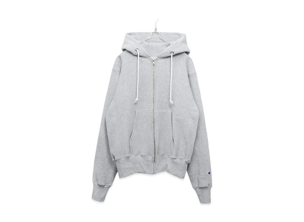 Champion Reverse Weave Zip Up Sweat Parka "Oxford Grey"