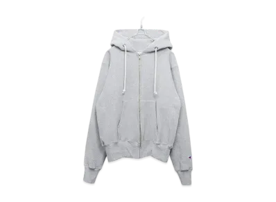 Champion Reverse Weave Zip Up Sweat Parka "Oxford Grey"