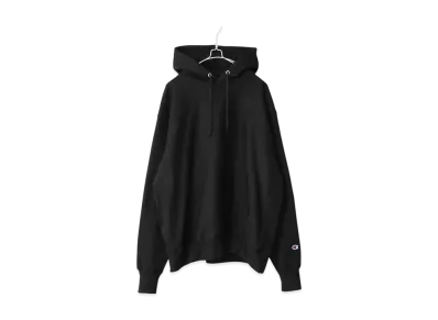 Champion Reverse Weave Pullover Sweatshirt Hoodie "Black"