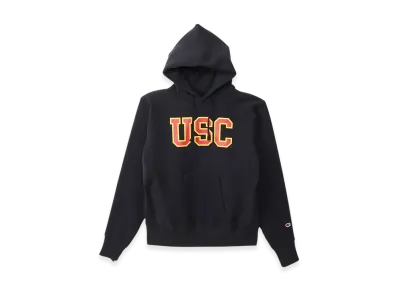 Champion Reverse Weave Hooded Sweatshirt 24FW "Black"