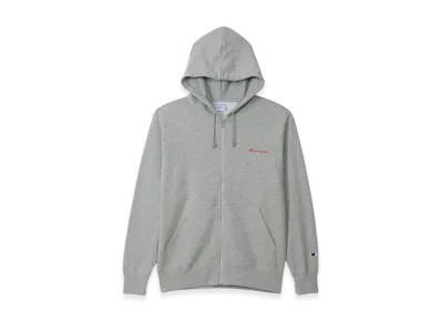 Champion Large Size Zip Hooded Sweatshirt 24FW "Oxford Gray"