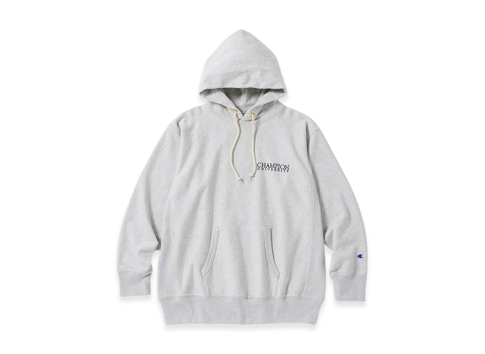 Champion Reverse Weave Hooded Sweatshirt 24FW "Light Gray"