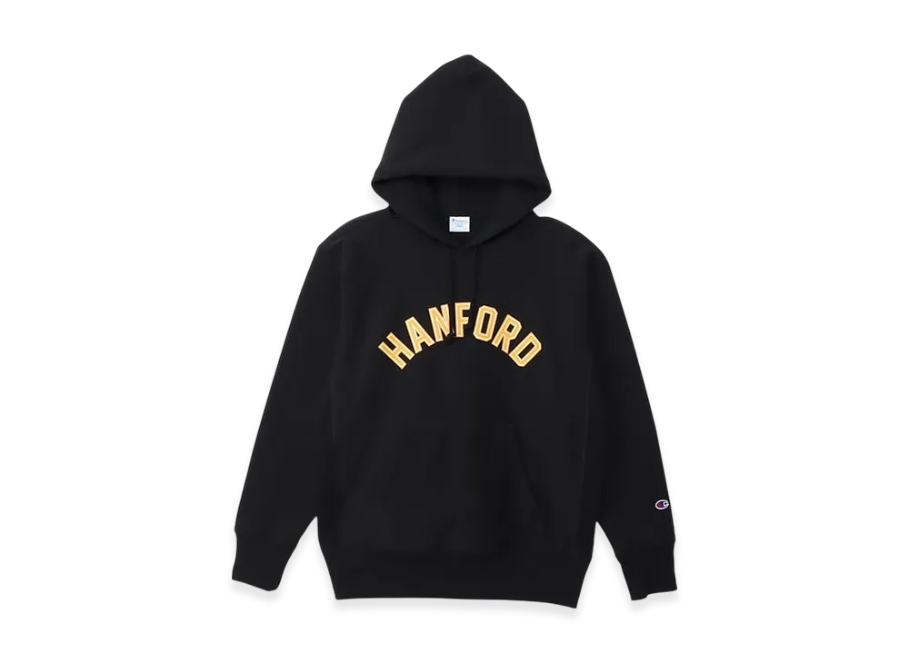 Champion Reverse Weave Hooded Sweatshirt "Black"