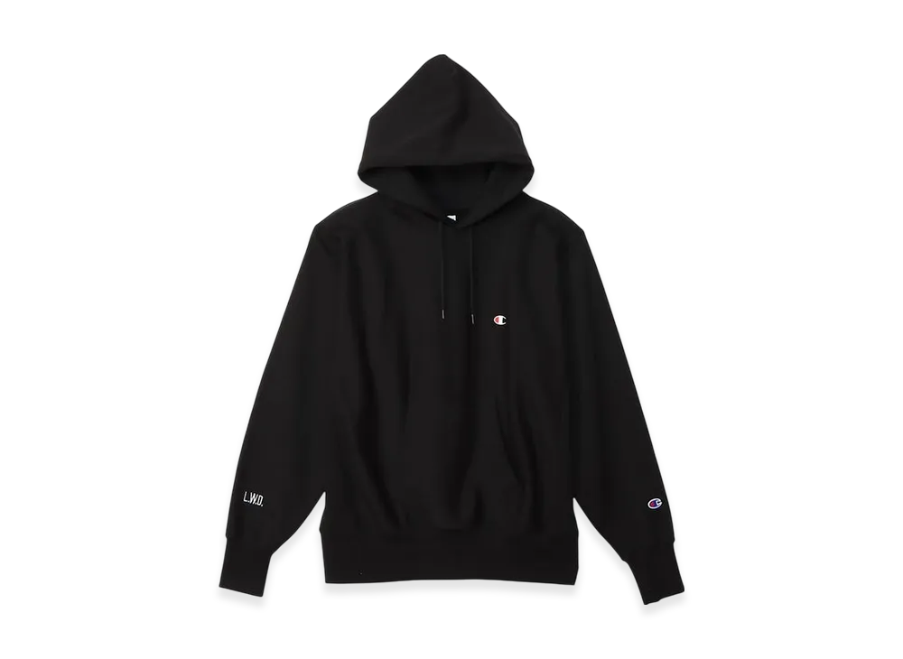 Champion Reverse Weave Hooded Sweatshirt 24FW "Black"