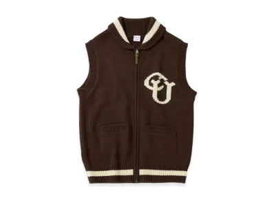 Champion Zip Vest 24FW "Dark Brown"