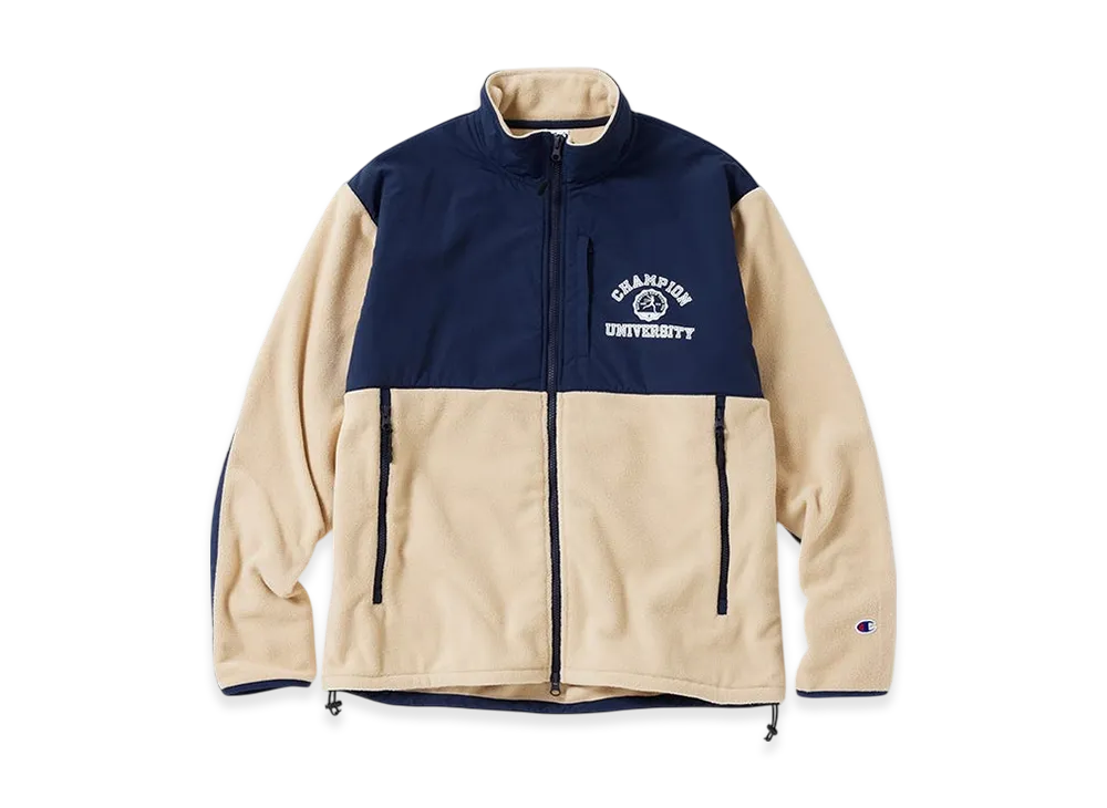 Champion Zip Jacket 24FW "Sesame Beige"