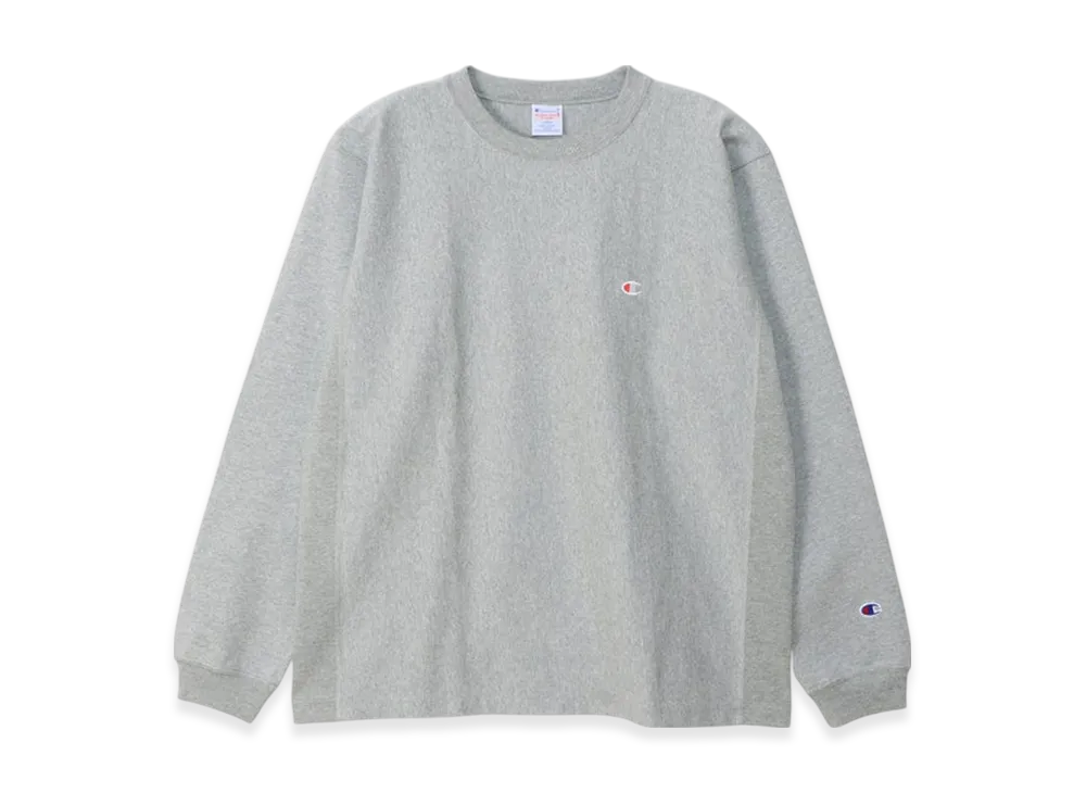 Champion Reverse Weave Long Sleeve T-shirt 25SS "Oxford Gray"