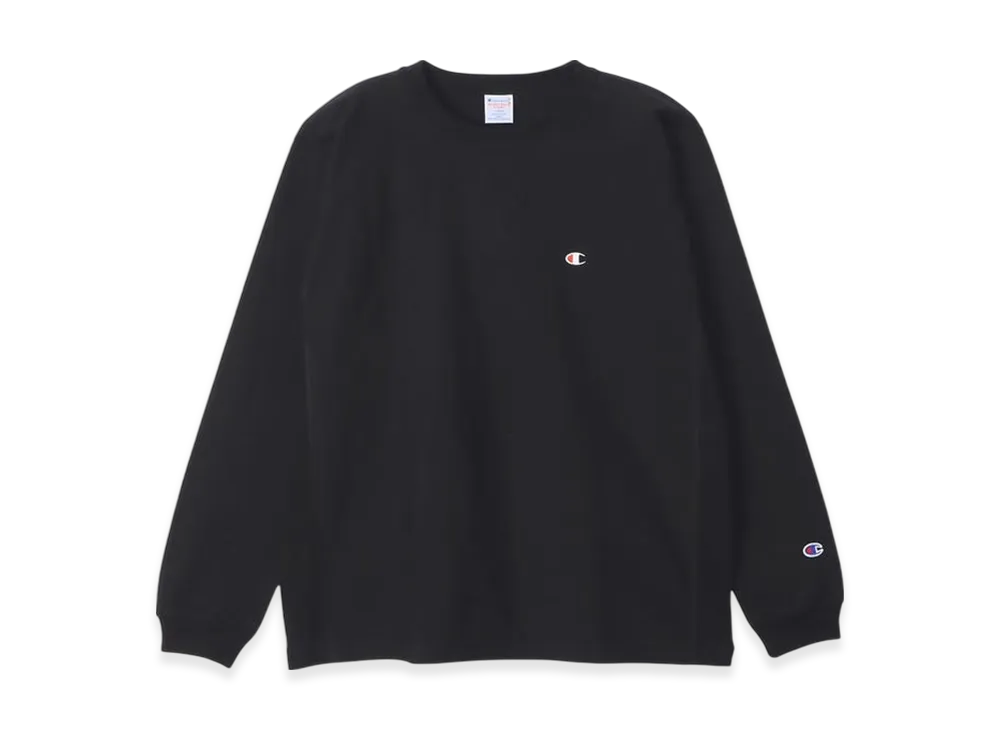 Champion Reverse Weave Long Sleeve T-shirt 25SS "Black"