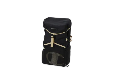 Champion Backpack 24FW "Black/Beige"