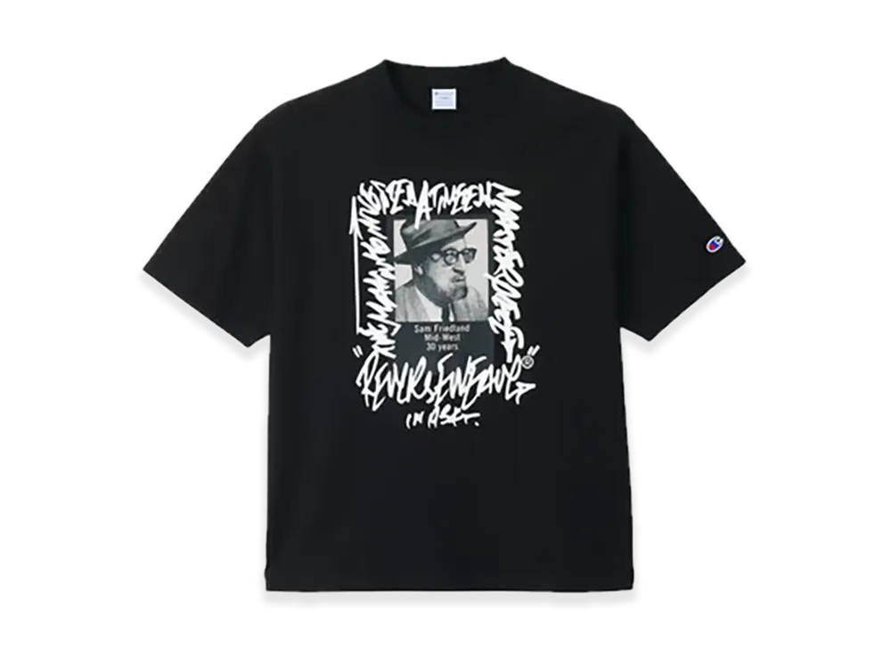 Champion x YOICHIRO UCHIDA Short Sleeve T-Shirt "Black"