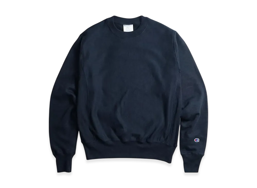 Champion Reverse Weave Crew Neck Sweat Bigsize "Navy"