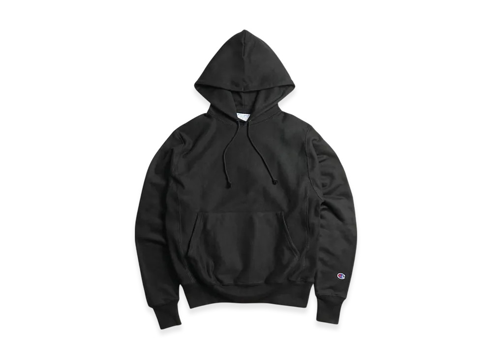 Champion Reverse Weave Pullover Hooded Sweat "Black"