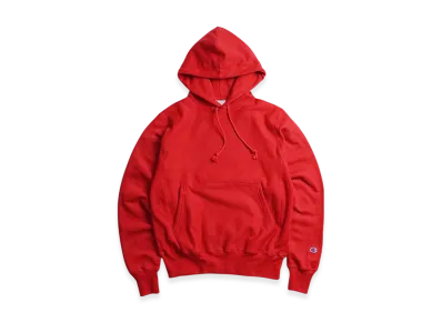 Champion Reverse Weave Pullover Hooded Sweat "Red"