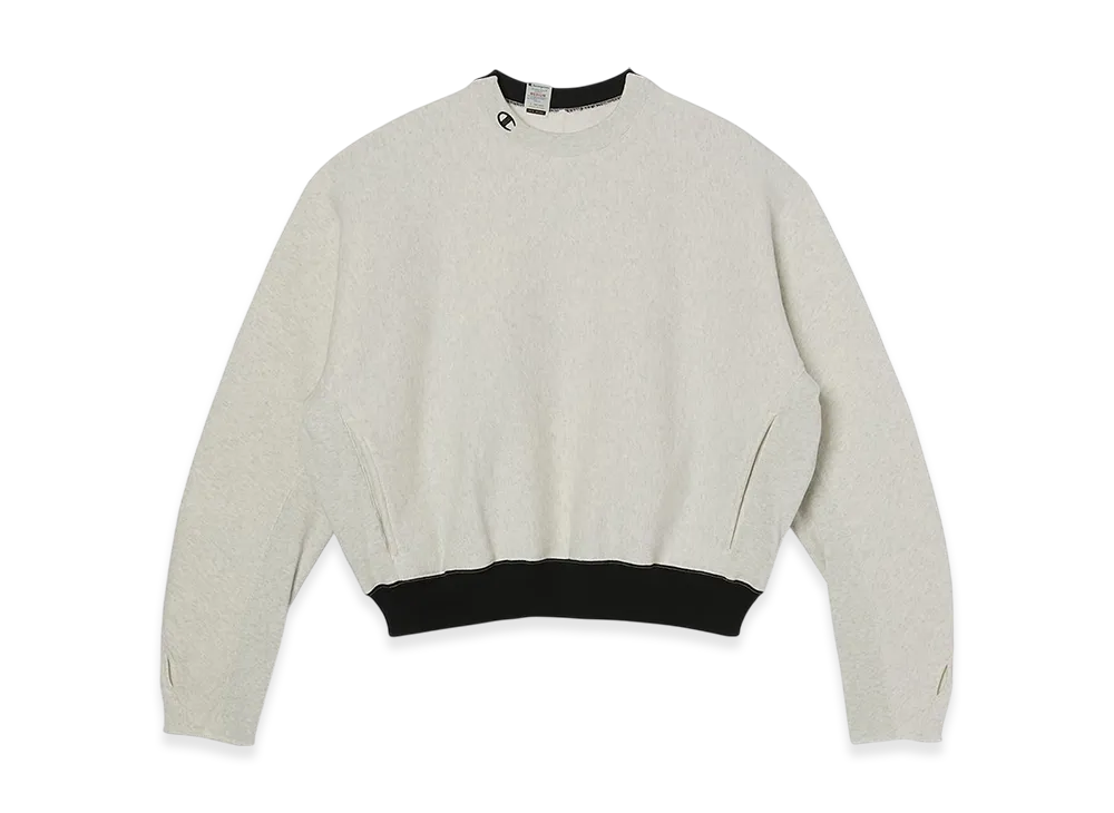 Champion x N.HOOLYWOOD everse Weave Crewneck Sweatshirt "Oatmeal"