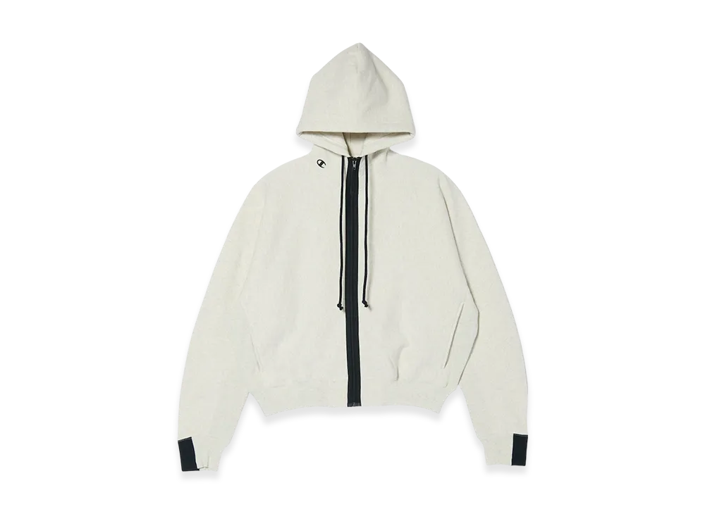 Champion x N.HOOLYWOOD Reverse Weave Zip Hooded Sweatshirt "Oatmeal"