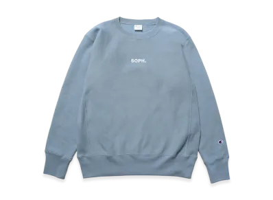 Champion x SOPH. Reverse Weave Crewneck Sweat "Light Blue"