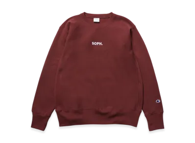 Champion x SOPH. Reverse Weave Crewneck Sweat "Bordeaux"