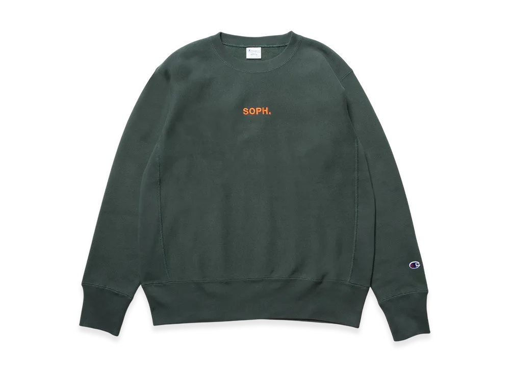 Champion x SOPH. Reverse Weave Crewneck Sweat "Green"