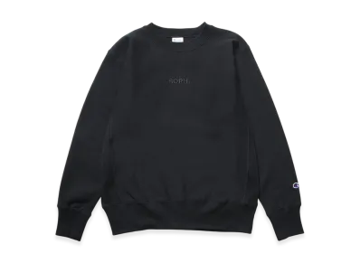Champion x SOPH. Reverse Weave Crewneck Sweat "Black"