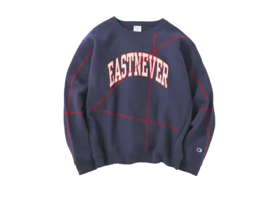 Champion x JOURNAL STANDARD relume JS Stitch Print Sweatshirt "Navy"