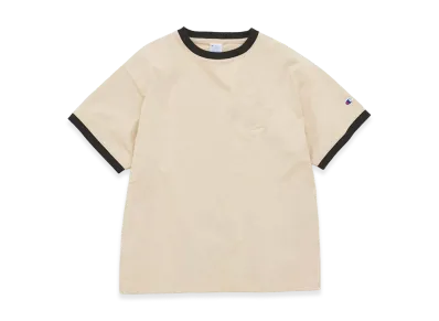 Champion x JOURNAL STANDARD Ringer Pocket T-Shirt "Beige"