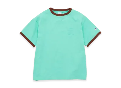 Champion x JOURNAL STANDARD Ringer Pocket T-Shirt "Green D"