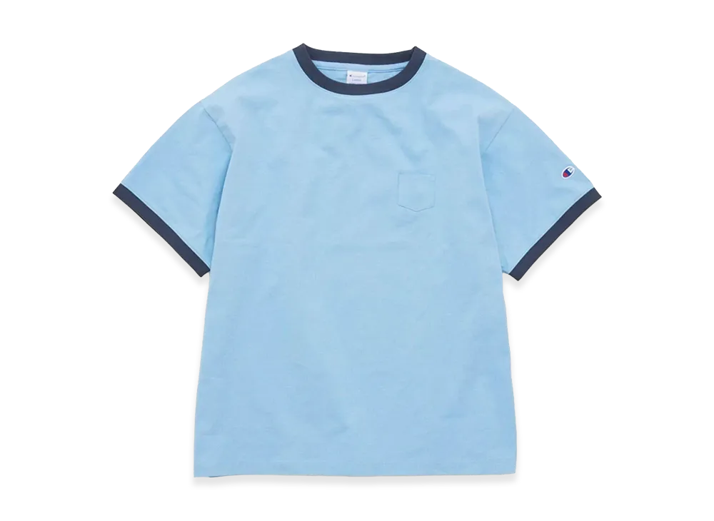 Champion x JOURNAL STANDARD Ringer Pocket T-Shirt "Blue"