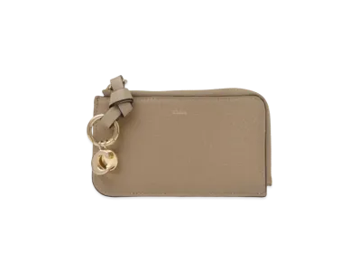 Chloe Alphabet Coin Purse "Argil Brown"