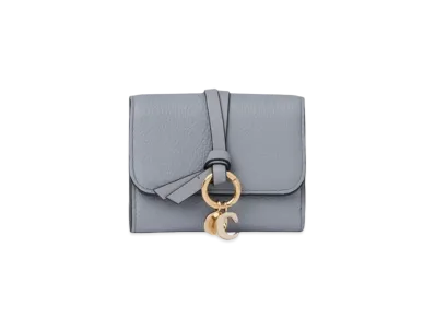 Chloe Alphabet Small Tri-Fold "Storm Blue"