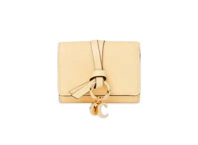 Chloe Alphabet Small Tri-Fold Wallet "Softy Yellow"