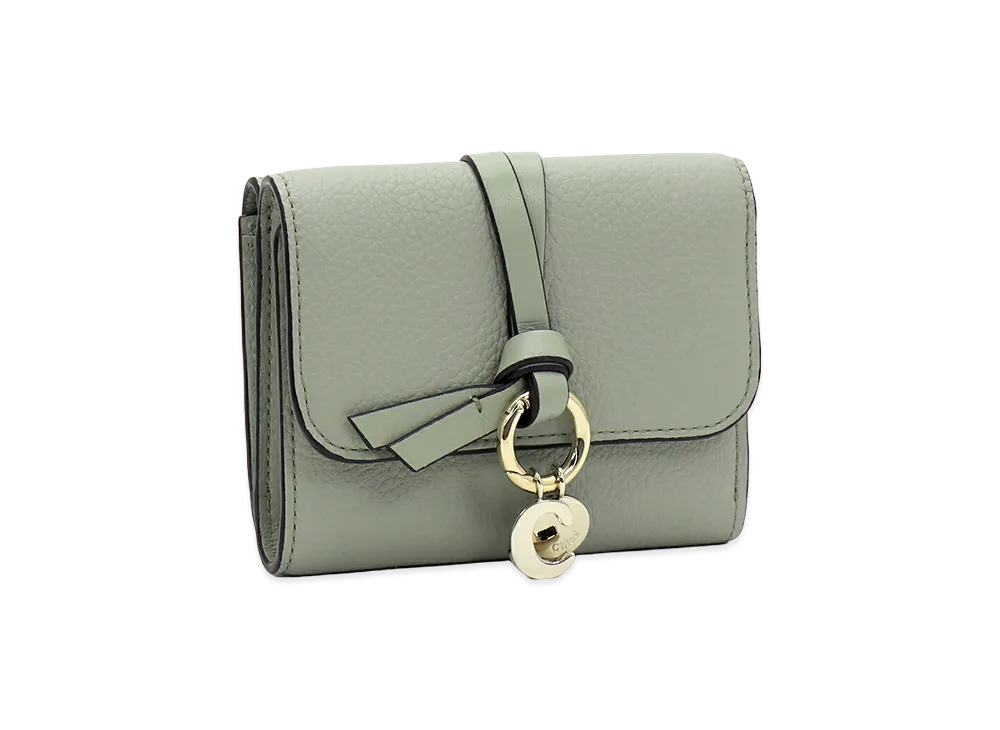 Chloe Alphabet Small Tri Fold "Sea Glass"