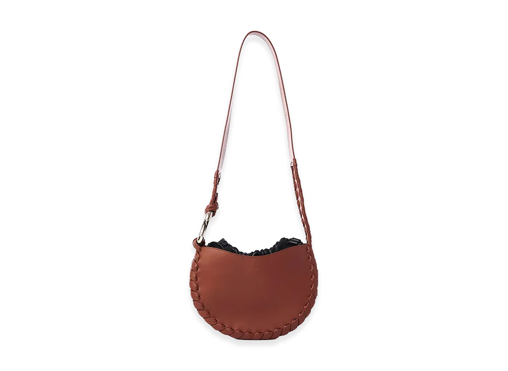 Chloe Women's Brick Leather Small Mate Crossbody Bag "Brown"