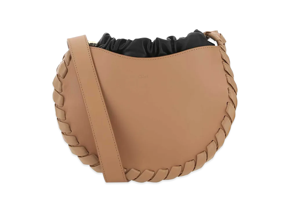 Chloe Women's Biscuit Leather Small Mate Crossbody Bag "Camel"