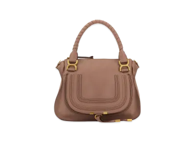 Chloe Women's Leather Medium Marcie Handbag "Antiqued Pink"
