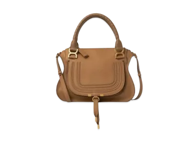 Chloe Marcie Double Carry Bag "Pottery Brown"