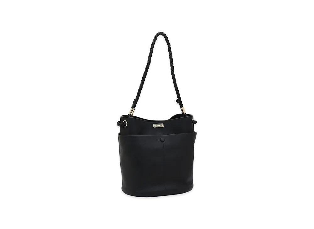 Chloe Women's Key Medium Bucket Bag "Black"